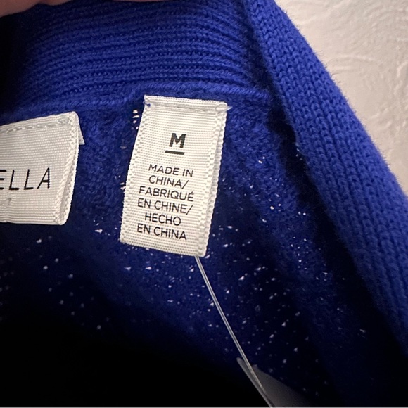 Rafaella Sapphire Blue Tie Front Knit Top | Size M | NWT - Picture 12 of 15